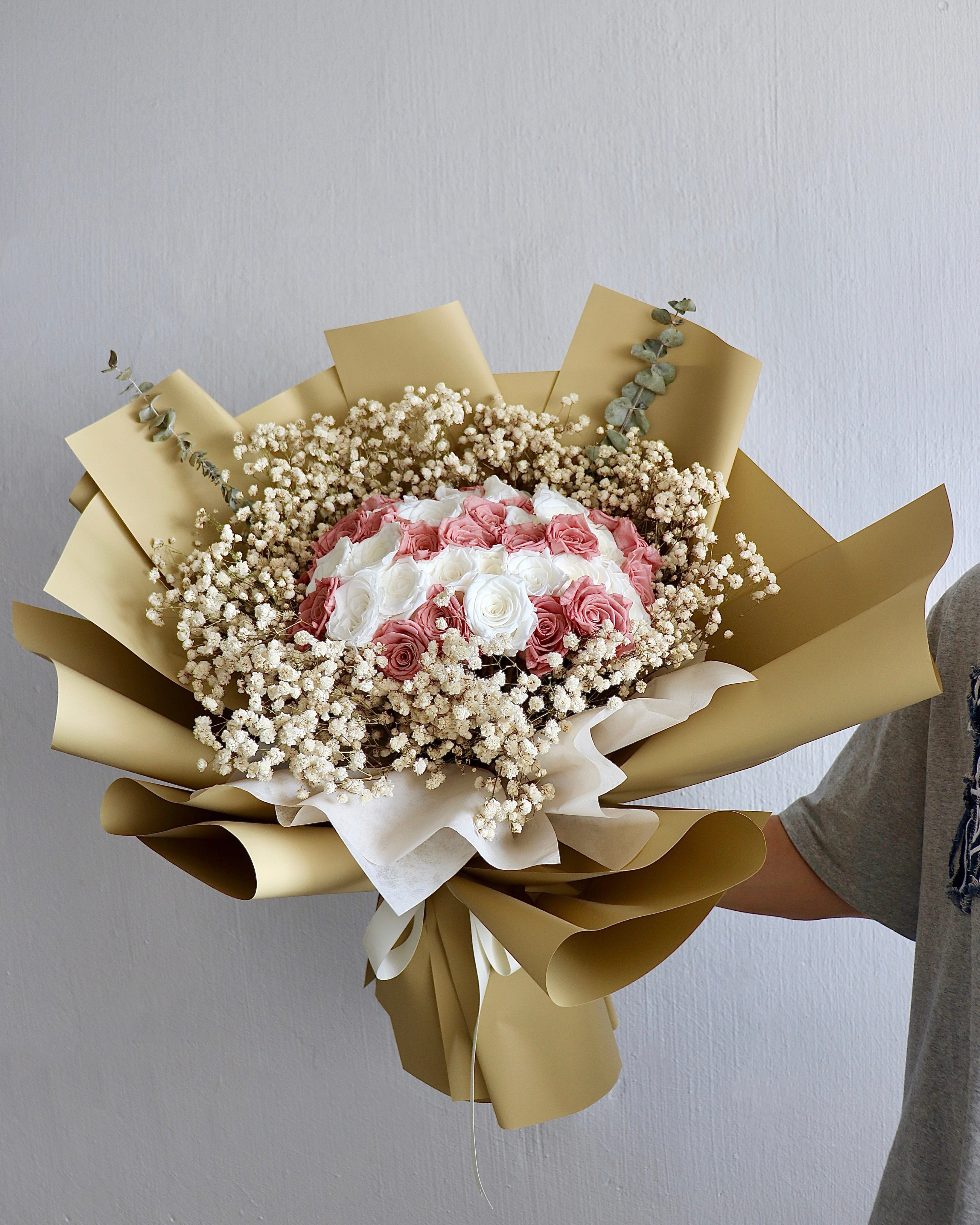 20-50 Stalks Rose Bouquet – Whisper Flowers